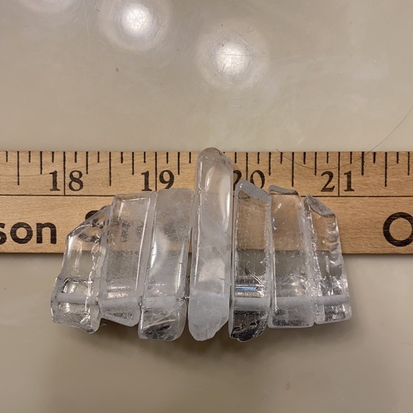 Quartz Crystal hair clasp barrette natural stone - Picture 8 of 10